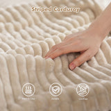 OVIOS Modular Cloud Sofa with Memory Foam, U-Shaped Chaise, Corduroy Upholstery - No Assembly Needed
